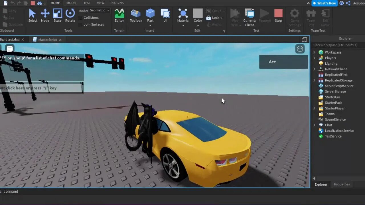 Roblox Studio things...