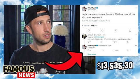 Mike Majlak Makes Over $13K With Fake Breakup Video That Hit Trending | Famous News