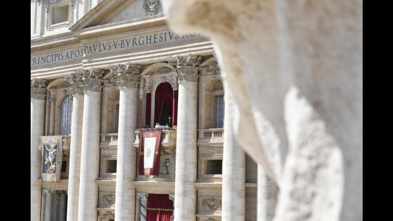Easter Sunday “Urbi et Orbi” Blessing - Central loggia of the Vatican Basilica at 12.00