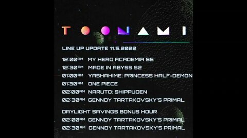 MADE IN ABYSS BACK ON TOONAMI!!! Toonami News Update October 26, 2022