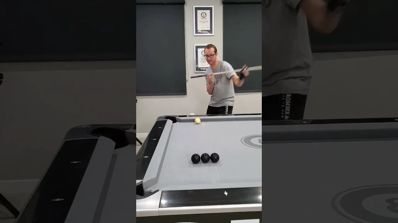 Sick shot!! How many times did you replay it? 😅🔥🎱 #shorts #billiards