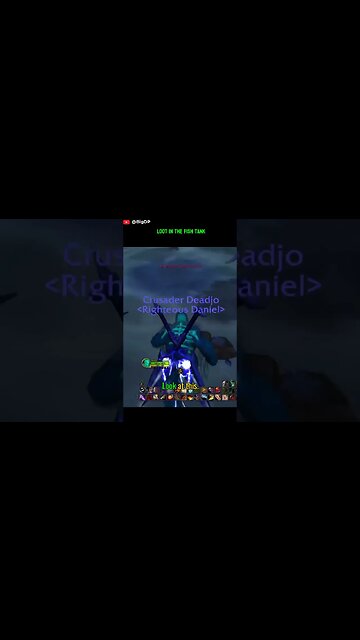 loot in the fish tank. World of Warcraft #shorts