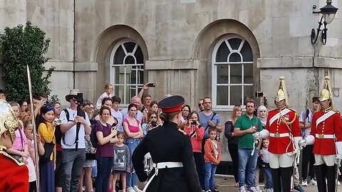 7 August 2023 life guards 4oclock punishment inspection #horseguardsparade