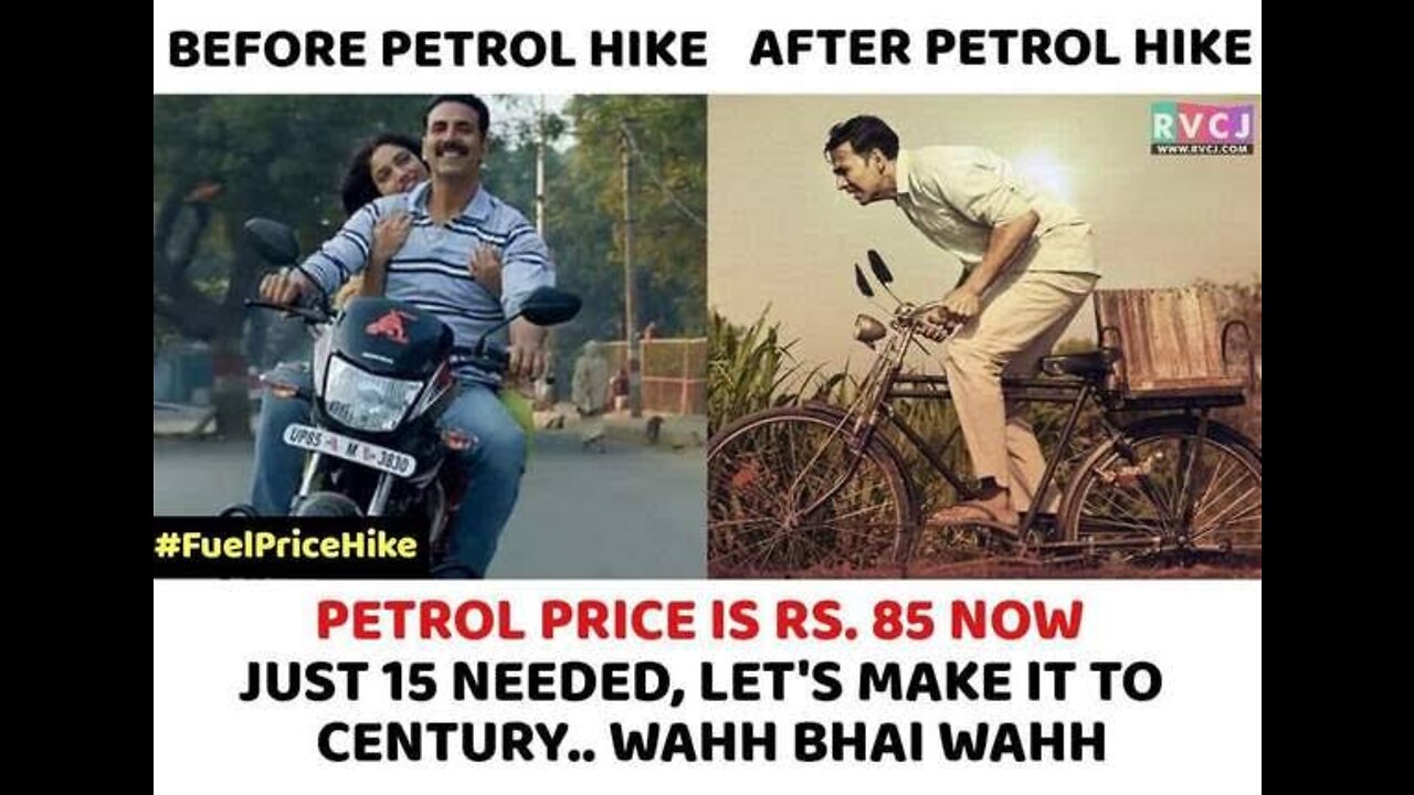 Funny video of petrol prices