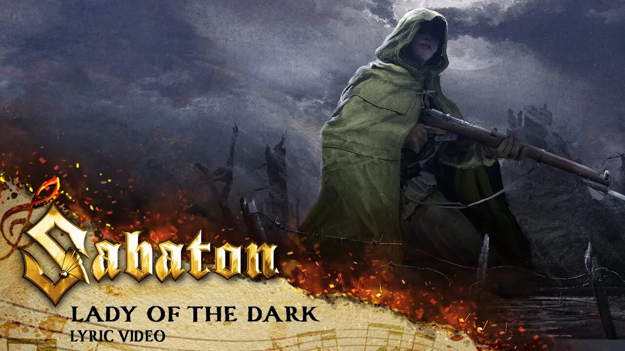 Sabaton - Lady Of The Dark (Official Lyric Video)