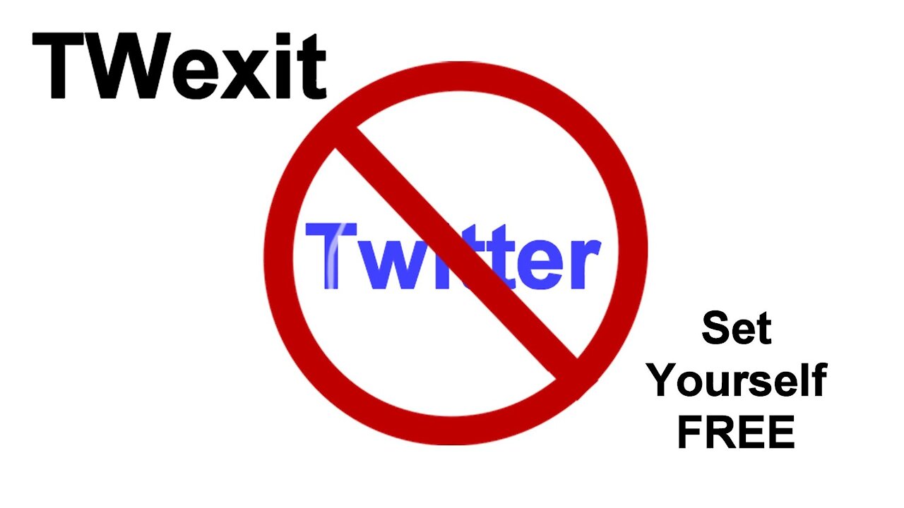 Leave Twitter on January 20, 2021 - Set Yourself Free - #Twexit #Twexitday