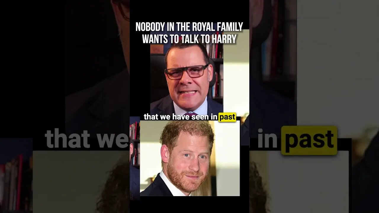 NOBODY in the Royal Family wants to talk to Harry!