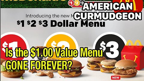 Is the $1.00 Value Menu GONE FOREVER?