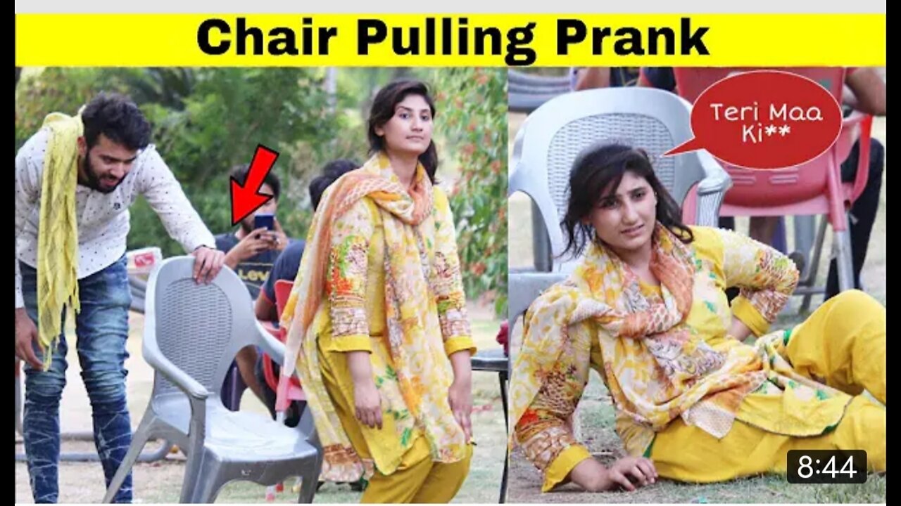 Chair Pulling Prank | Prank Video | Prank in Public | BC Proma