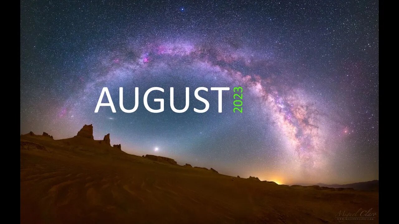 Space Calendar | August 2023