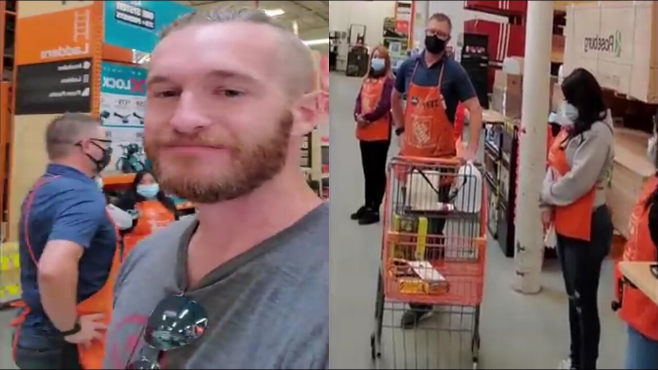 Home Depot Turns Off Self Checkout To Prevent Maskless Man From Shopping
