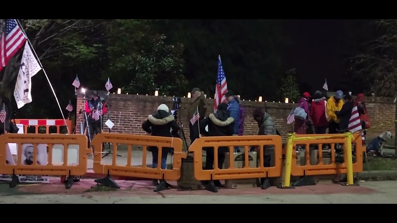 @ the vigil before DC police obstruct my view