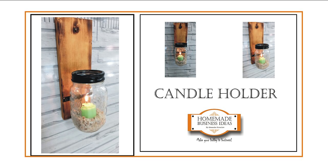 Diy Safety Candle Holder / Creative Home Decor