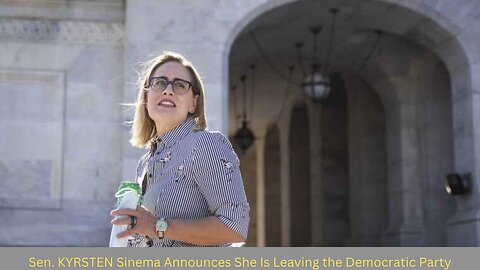 Sen. KYRSTEN Sinema Announces She Is Leaving the Democratic Party |ABC News Live