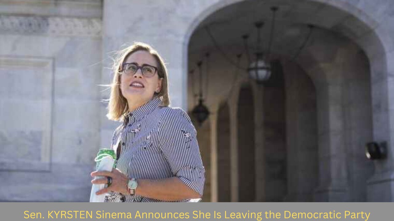 Sen. KYRSTEN Sinema Announces She Is Leaving the Democratic Party |ABC News Live