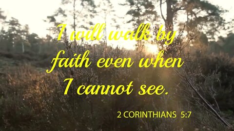 Daily Guided Prayer 2 Corinthians 5:7