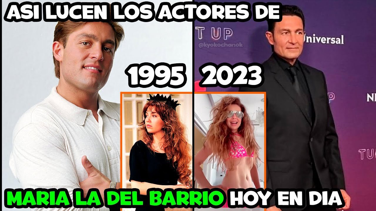 Mira como lucen los protagonistas de Maria la del Barrio despues de 27 años