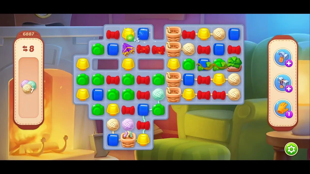 Playrix Homescapes Gameplay Walkthrough Level 6887