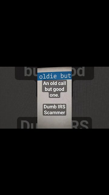 IRS Scam Call #scammer #irsscam #scams