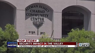 Police step up patrol in Las Vegas after synagogue shooting
