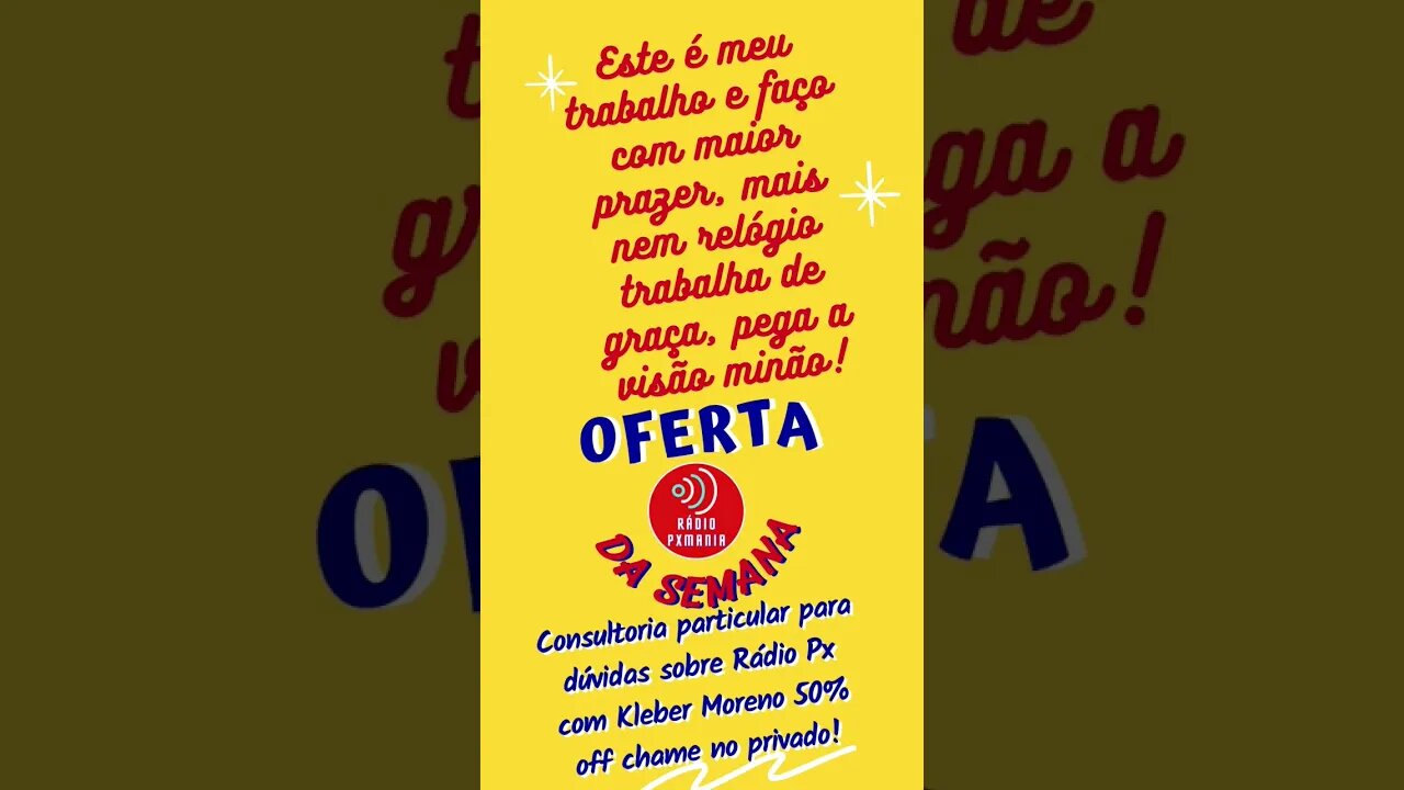 Tiramos dúvidas em particular sobre assuntos relacionados ao Rádio Px,antena,cabo, compra...