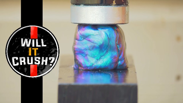 Hydraulic Press - Oobleck Putty - Will It Crush?