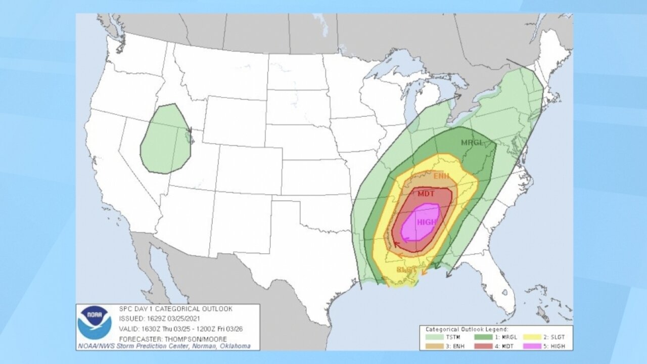 Southern States Prepare For Severe Storm