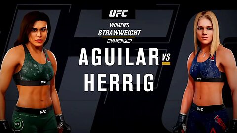 EA Sports UFC 3 Gameplay Felice Herrig vs Jessica Aguilar