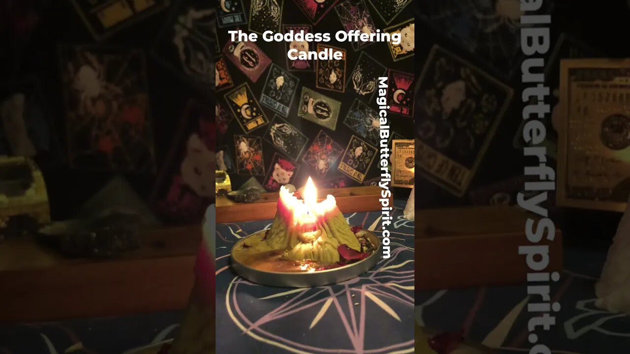 Goddess Offering Candle #candlemagic #candlemaking #goddess