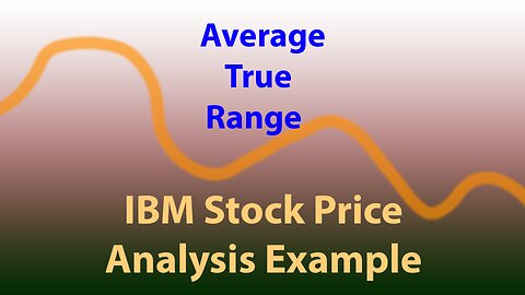 IBM Stock Chart Analysis Example Case Study 4 Stable & Unstable Short Term Movement Identification