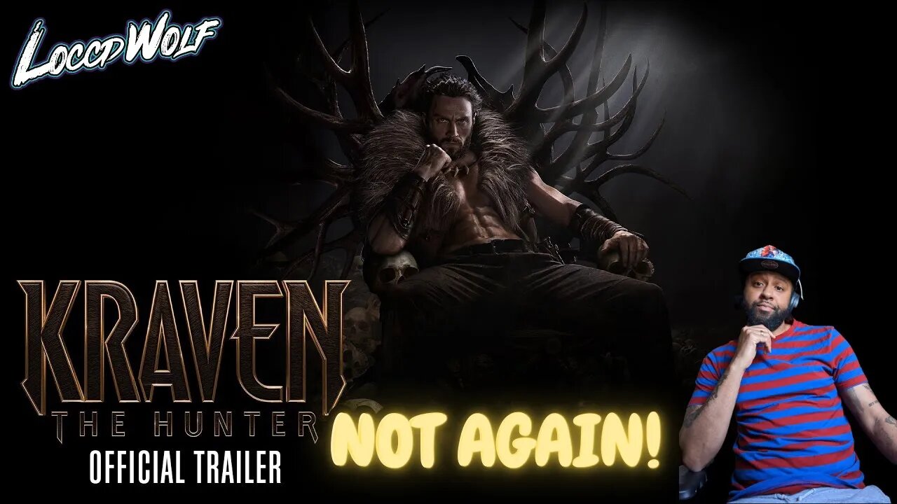 It's Giving Morbius Vibes! | KRAVEN THE HUNTER: Official Trailer FIRST TIME REACTION