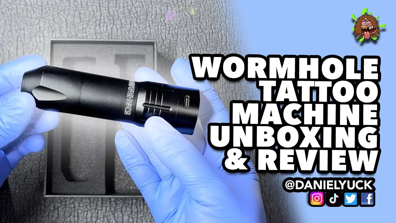 Wormhole Direct Drive Motor Tattoo Machine Unboxing And Review