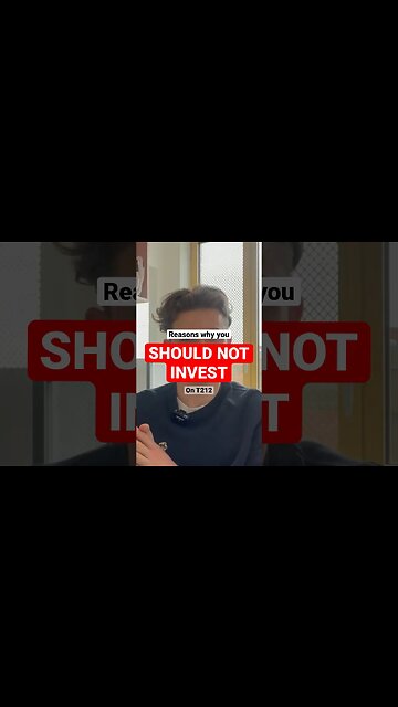 WHY you SHOULD NOT INVEST on T212 - check out the full video on my channel! - Oliver Phillips