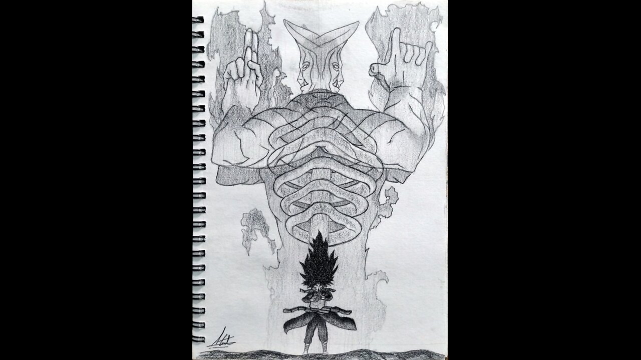 Madara Uchiha drawing.