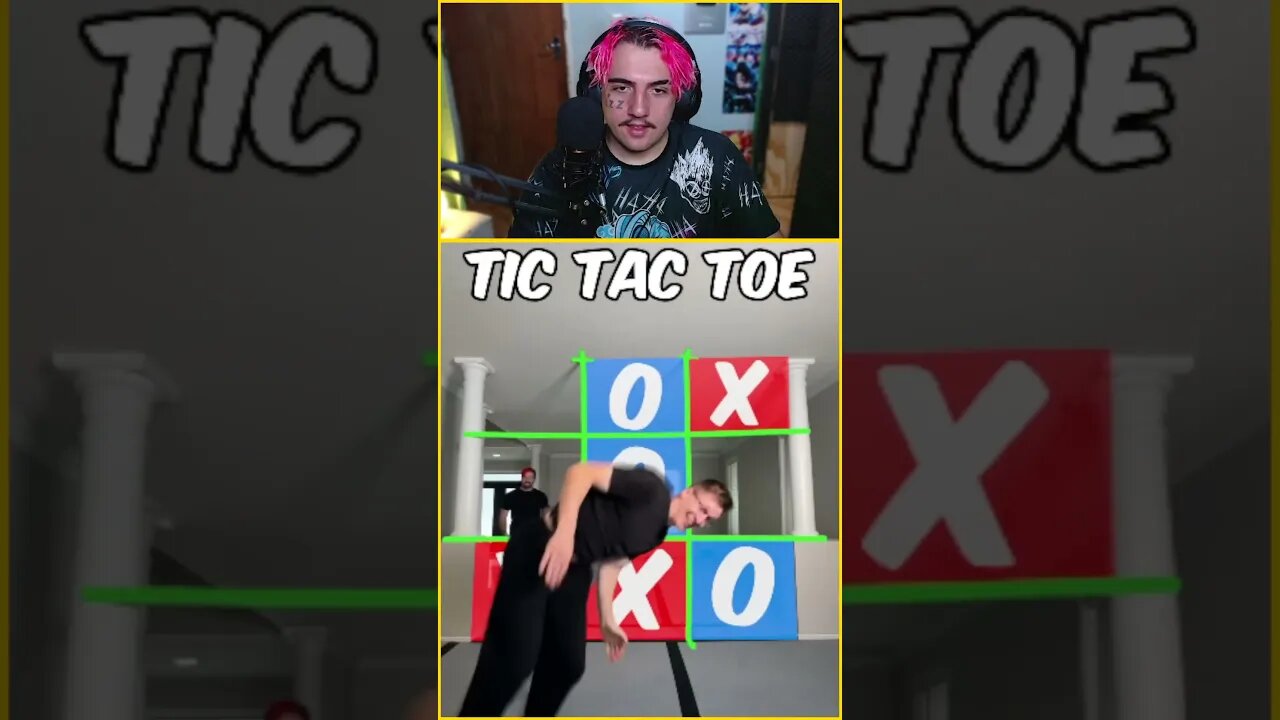 REACT Matt Larose - Parkour TIC TAC TOE 🎯 ft @NickPro