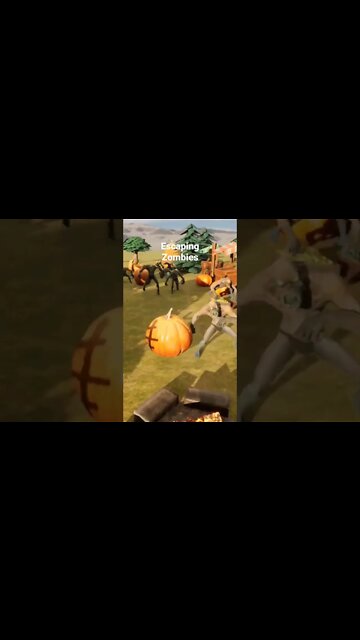 Pumpkin Escapes Zombies...#fall #fall2022 #halloween #halloween2022