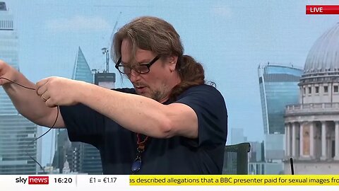 Sky News - Business Live with Ian King rehearsal/behind the scenes (11/07/2023)