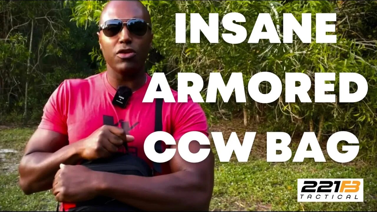 Insane Concealed Carry Bag With Body Armor