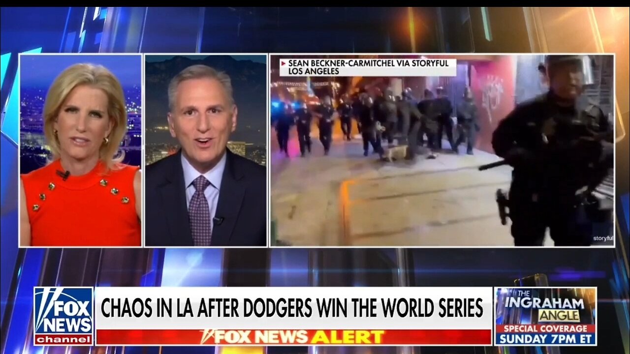 Kevin McCarthy: Chaos In LA Is A Result Of Liberal Policies