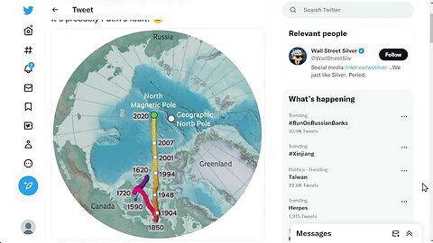 磁北極正在向俄羅斯遷移並正在加快其旅行速度