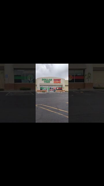 2 Dollar stores in 1. #lasvegas #familydollar #dollartree #onlyinlasvegas