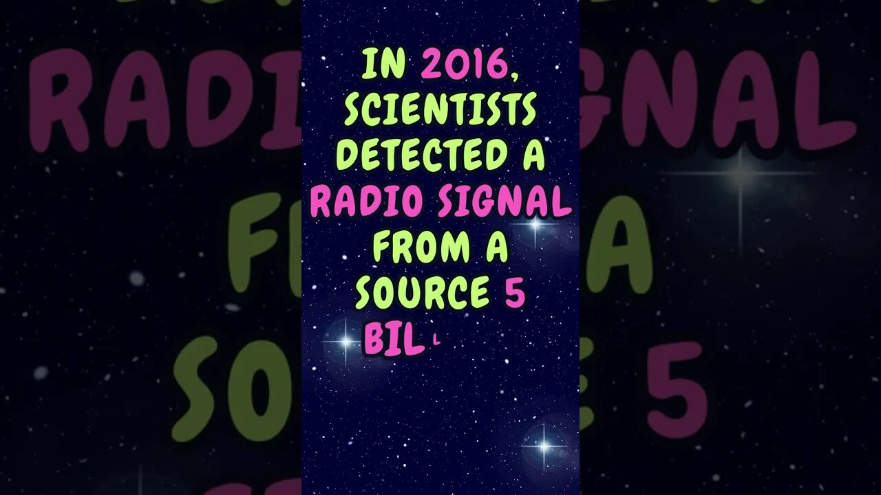 🌃📻🔬Amazing Science Facts! 👀 #shorts #shortsfact #science #sciencefacts #scientificfact #radiosignal