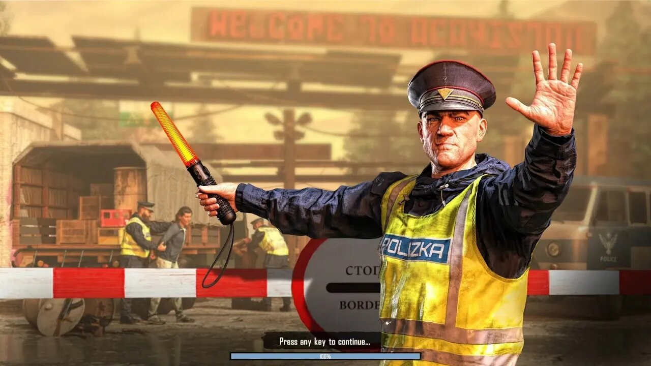 Contraband Police Prologue - Main Menu and First Mission