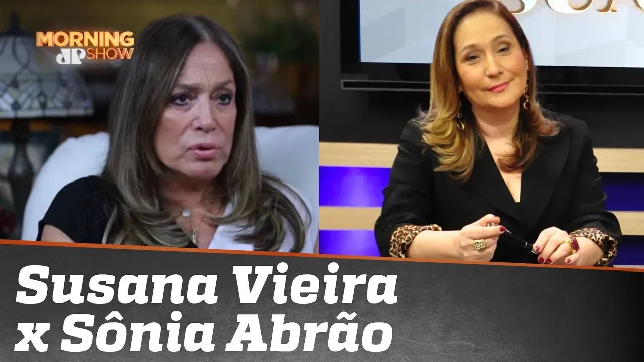 Susana Vieira para Sônia Abrão: “Fala logo que não vai com a minha cara”