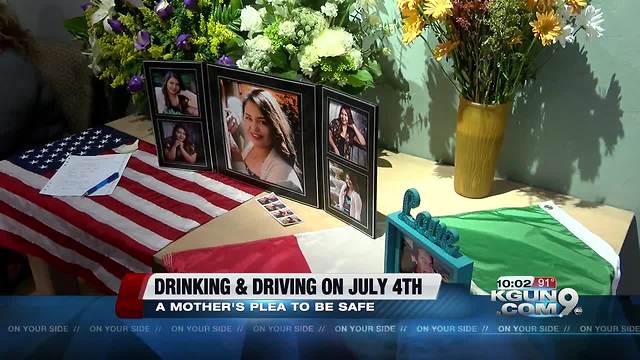 A mother's plea for those driving on July 4th