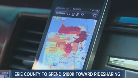 Erie County to spend $100k toward ridesharing