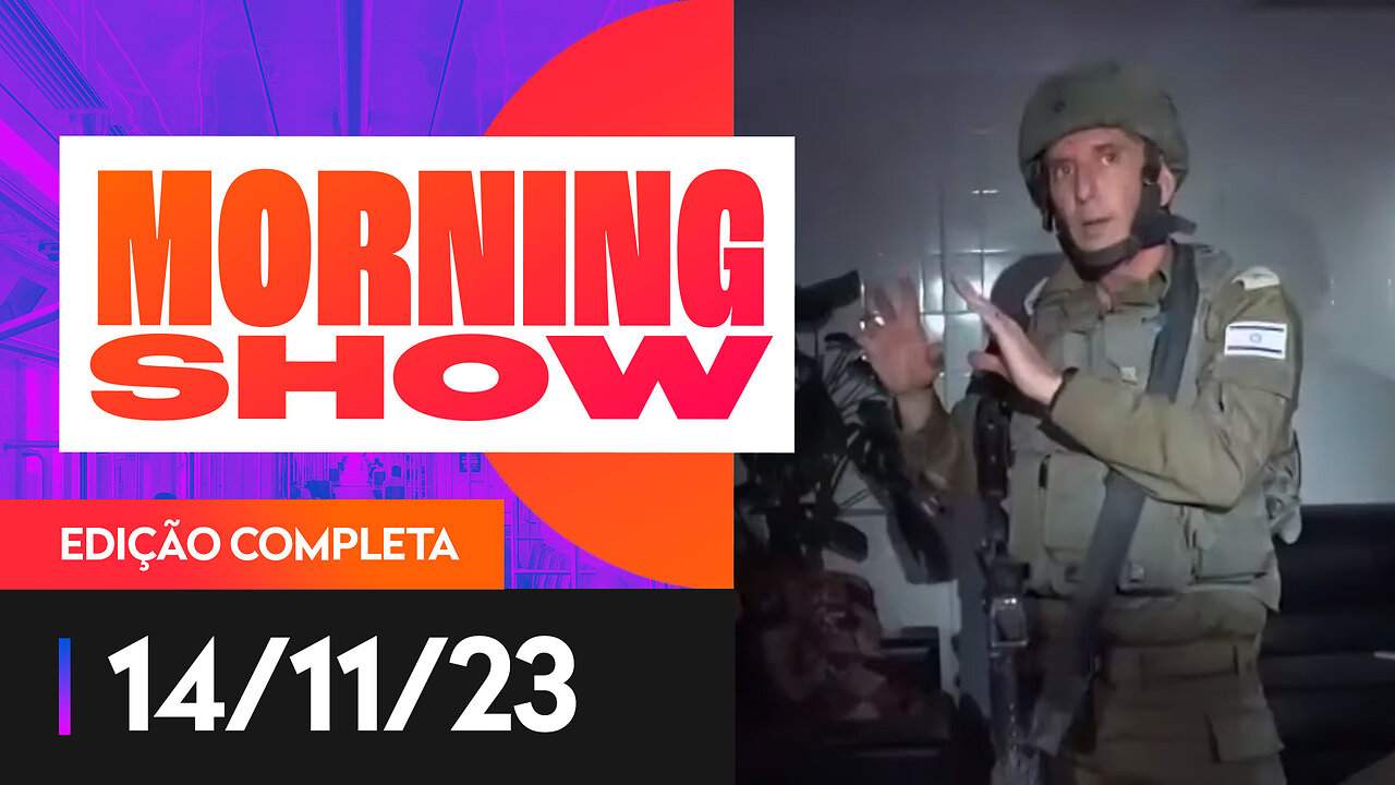 EXÉRCITO DE ISRAEL DIVULGA VÍDEO DE TÚNEL FEITO PELO HAMAS - MORNING SHOW - 14/11/2023