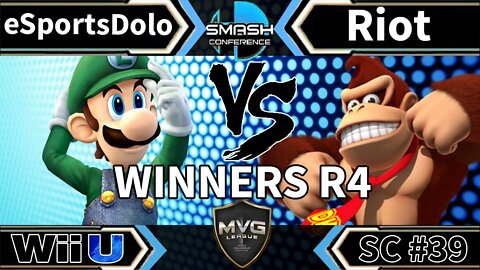 eSportsDolo (Luigi) vs. Riot (Donkey Kong) - SSB4 Winners R4 - Smash Conference 39