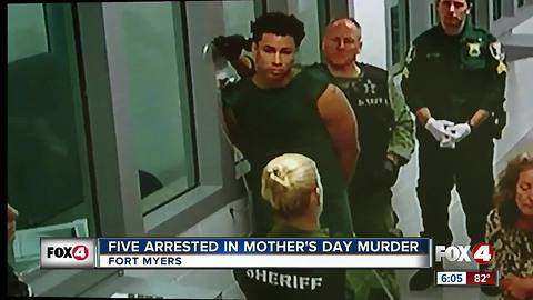 Five arrests made in Sunday homicide in Fort Myers