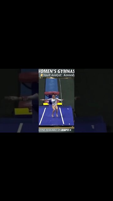 Mya Lauzon (Cal) 9.9 on vault - NCAA Championship semifinals #shorts